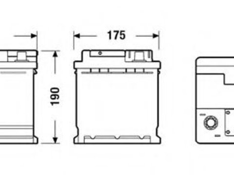 Baterie de pornire LAND ROVER DISCOVERY SPORT (LC) (2014 - 2016) EXIDE EK800 piesa NOUA