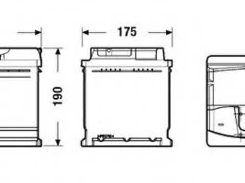 Baterie de pornire MERCEDES-BENZ C-CLASS (W202) (1993 - 2000) EXIDE _EA1000