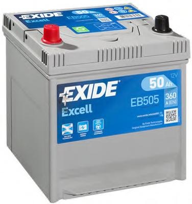 Baterie de pornire MITSUBISHI COLT (A15_A), MITSUBISHI COLT Mk II (C1_A), MITSUBISHI COLT Mk III (C5_A) - EXIDE EB505