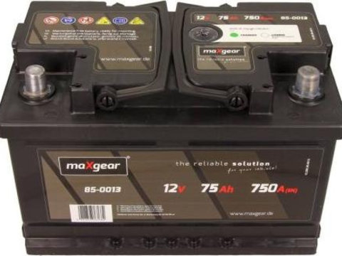 Baterie de pornire OPEL ASTRA G (T98) Compartiment, 03.2000 - 05.2005 Maxgear 85-0013