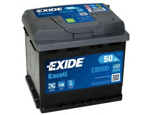 Baterie de pornire RENAULT EXTRA caroserie (F40_, G40_), RENAULT CLIO (B/C57_, 5/357_), FIAT REGATA limuzina (138) - EXIDE EB500