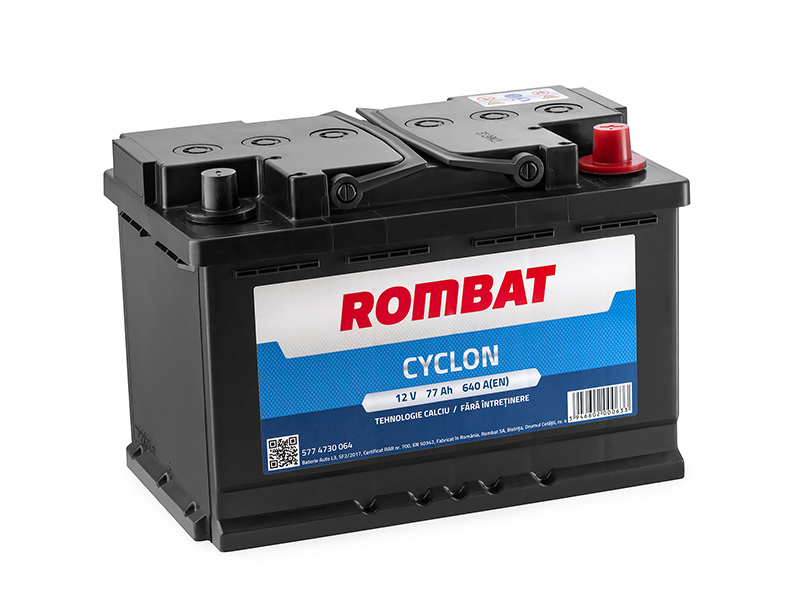 Baterie de pornire ROMBAT Cyclon 77Ah 12V