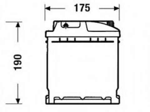 Baterie de pornire SEAT CORDOBA (6L2) (2002 - 2009) EXIDE EC440