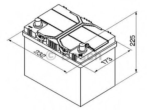 Baterie de pornire SUBARU FORESTER (SG) (2002 - 2020) BOSCH 0 092 S40 240