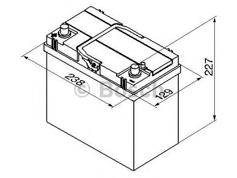 Baterie de pornire TOYOTA HILUX II pick-up (LN8, RN5, LN6, YN6, YN5, LN5, RN6) (1983 - 2005) BOSCH 0 092 S40 230 piesa NOUA