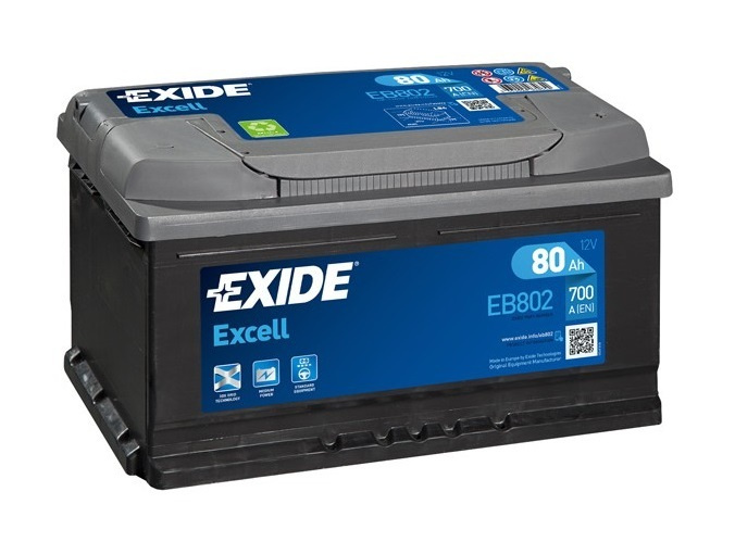 Baterie de pornire # Volvo S80 1999 2000 2001 2002 2003 2004 2005 2006 # EB802 # EXIDE