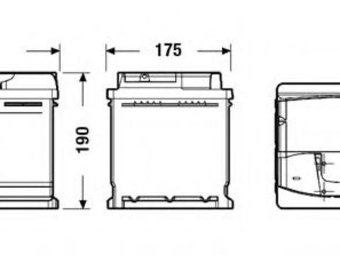 Baterie de pornire VOLVO XC70 II (2007 - 2016) EXIDE EA900 piesa NOUA