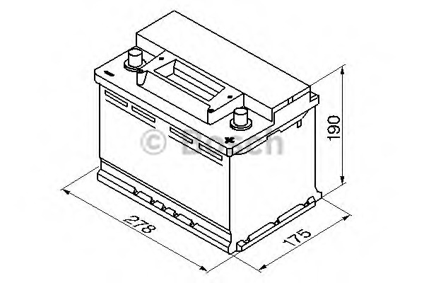 Baterie de pornire # Vw Golf 1991 1992 1993 1994 1995 1996 1997 # 0 092 S30 080 # BOSCH
