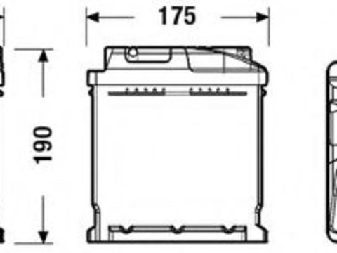 Baterie de pornire VW GOLF IV Variant (1J5) (1999 - 2006) EXIDE EC700 piesa NOUA