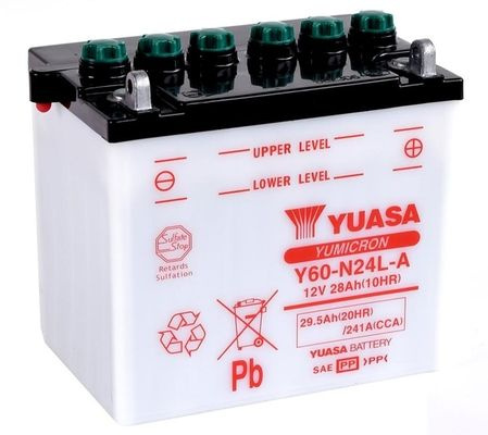 Baterie de pornire YUASA Y60-N24L-A 29,5Ah 12V