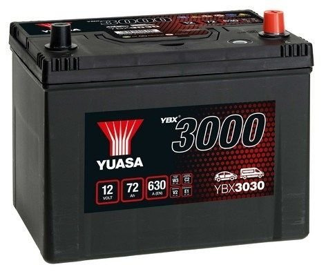 Baterie de pornire YUASA YBX3030 72Ah 12V pentru ACURA NSX