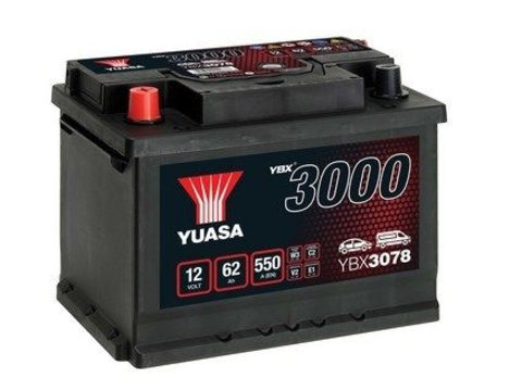 Baterie de pornire YUASA YBX3078 62Ah 12V
