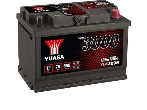 Baterie de pornire YUASA YBX3096 76Ah 12V