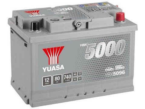 Baterie de pornire YUASA YBX5096 80Ah 12V