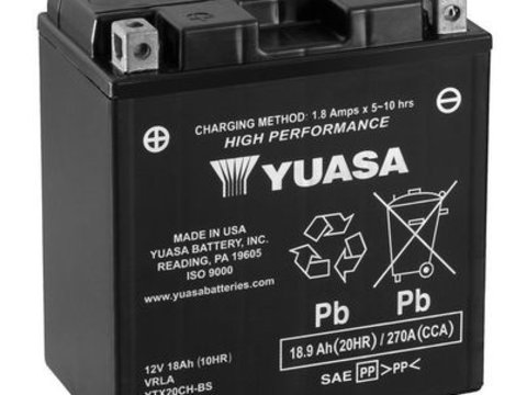 Baterie de pornire YUASA YTX20CH-BS