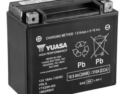 Baterie de pornire YUASA YTX20H-BS