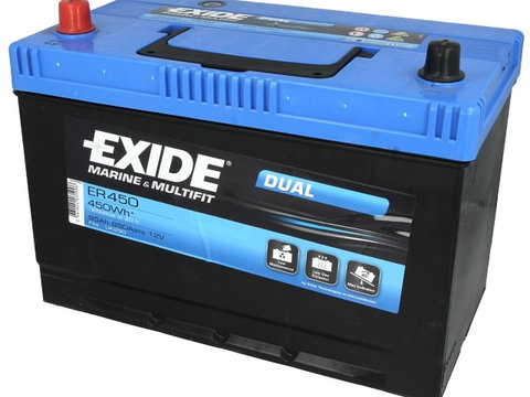Baterie Exide Equipment Gel, Marine &amp; Multifit 95Ah 650A 12V ER450
