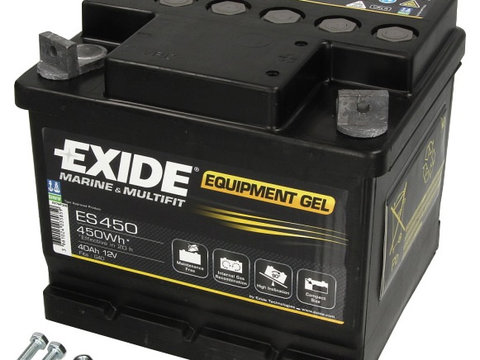 Baterie Exide Equipment Gel, Marine &amp; Multifit 40Ah 12V ES4500