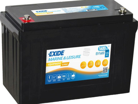 Baterie Exide Equipment LHon, Marine &amp; LuiSure 125Ah 400A 12V EV1600