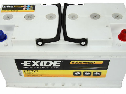 Baterie Exide Equipment, Marine &amp; Multifit 100Ah 800A 12V ET650