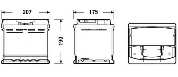 Baterie FIAT STILO (192) (2001 - 2010) Exide EA530