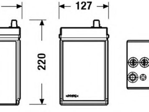 Baterie HONDA JAZZ I (AA) (1983 - 1986) Exide EB357