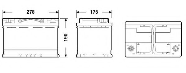 Baterie HYUNDAI ix20 (JC) (2010 - 2016) Exide EK700