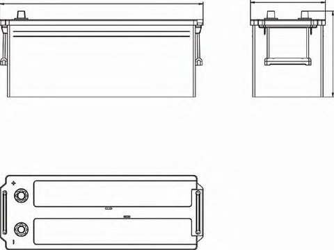 Baterie MERCEDES ATEGO 3 (2013 - 2016) Exide EF1453