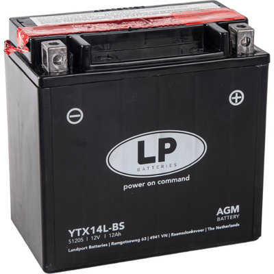 Baterie Moto LP Batteries Agm 12Ah 200A 12V LTX14L