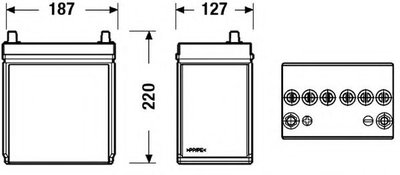 Baterie NISSAN PIXO (UA0) (2009 - 2016) Exide EB35