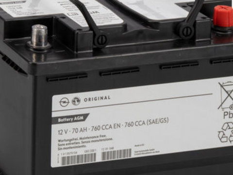 Baterie Oe Opel AGM 70Ah 12V 760A 13575154 SAN52529