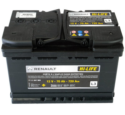 Baterie Renault Hi-Life 70Ah 720A 12V 7711947965