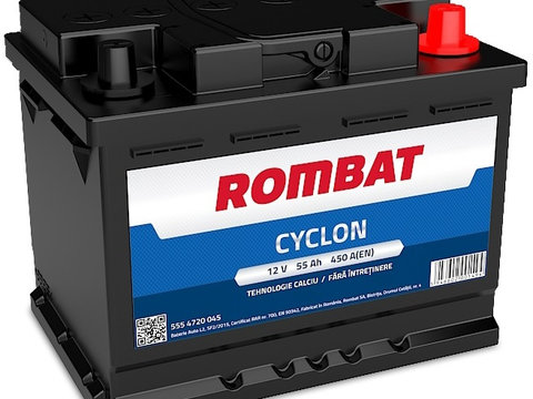 Baterie Rombat Cyclon 55Ah 450A 5554720045ROM