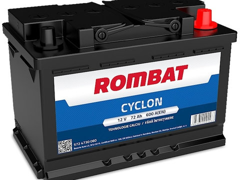 Baterie Rombat Cyclon 72Ah 600A 5724730060ROM