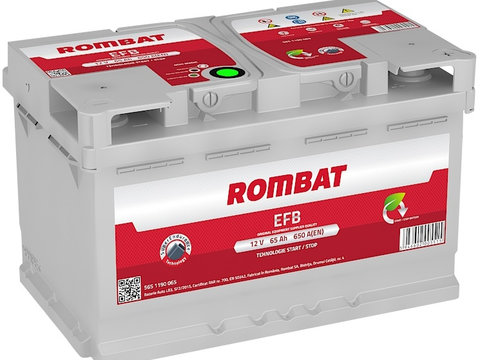 Baterie Rombat Efb Start-Stop 65Ah 650A 5651190065ROM