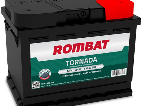 Baterie Rombat Tornada 60Ah 540A 5603520054ROM