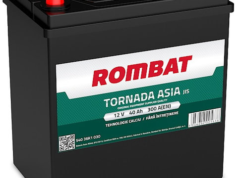 Baterie Rombat Tornada Asia 40Ah 300A 54036K0031ROM