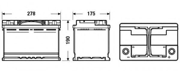 Baterie SUZUKI VITARA (LY) (2015 - 2016) Exide EL700