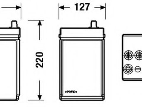 Baterie TOYOTA PRIUS (ZVW3_) (2009 - 2016) Exide EB356
