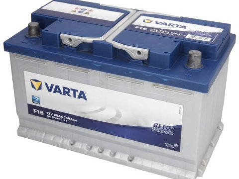 Baterie Varta Blue Dynamic F16 80Ah 740A 12V 5804000743132