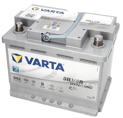 Baterie Varta Start &amp; Stop Agm D52 60Ah / 