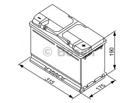 Baterie VW GOLF 4 (1J1) (1997 - 2005) Bosch 0 092 S50 110