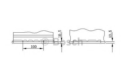 Baterie VW PASSAT (362) (2010 - 2014) Bosch 0 092 