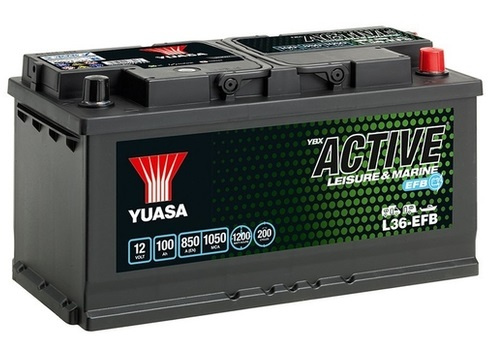 Baterie Yuasa Active Leisure &amp; Marine EFB 12V 100Ah 850A L36-EFB