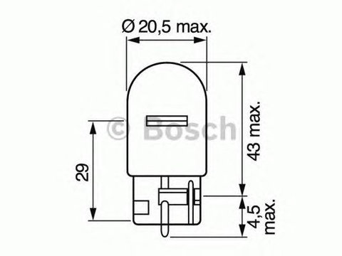 Bec 12V/21W W21W (STICLA) PURE LIGHT W3X16D - Cod intern: W20268603 - LIVRARE DIN STOC in 24 ore!!! - ATENTIE! Acest produs nu este returnabil!