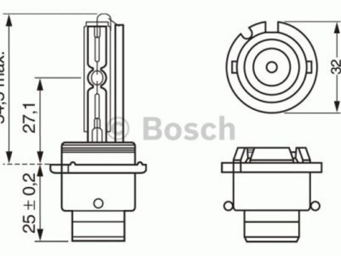 Bec auto D2R Bosch 1987302903 2 buc in stoc