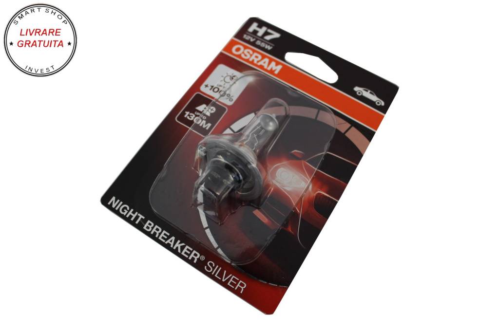 Bec Auto Halogen Osram NIGHT BREAKER SIL