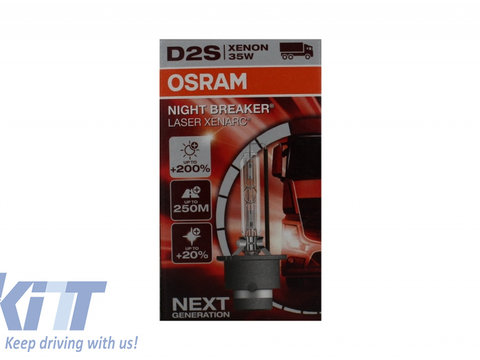 Bec Auto Xenon Osram XENARC NIGHT BREAKER UNLIMITED 66240XNB D2S 35W