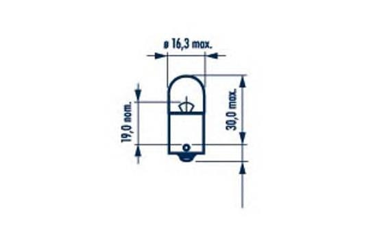 Bec Auxiliar 24V R10w Set 10 Buc Narva Narva 17326