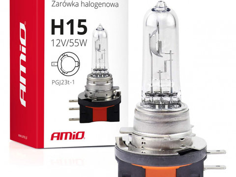 Bec Cu Halogen H15 12v/55w Amio 01490